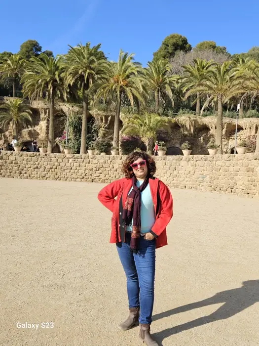 Palms and patience — Park Güell, Barcelona
